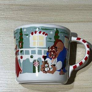 Disney Grand Floridian Beauty and the Beast Cookies and Milk Mug Belle and Beast